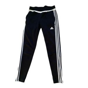 ADIDAS climacool black and white 3 striped joggers | Size S